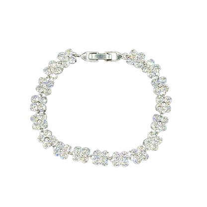 Crystal Clover Bracelet