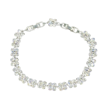 Crystal Clover Bracelet